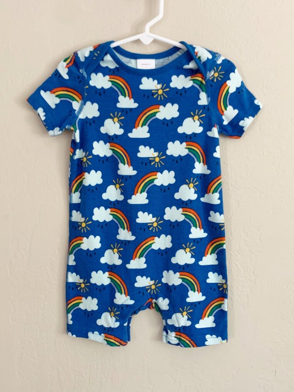 Hanna Andersson Rainbow Jumpsuit • 3T